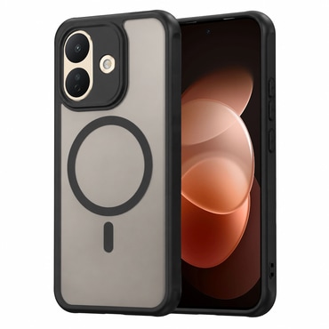 Hibridni ovitek "HaloFrost II MagSafe" za Xiaomi Redmi Note 17 Pro 5G - black