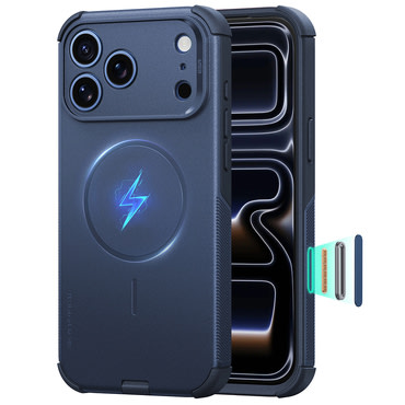 Hibridni ovitek ESR "Cyber HaloLock" za iPhone 17 Pro Max / 18 Pro Max - navy blue