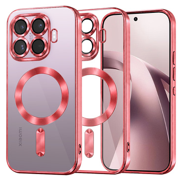 Ovitek Techsuit "Luxury Crystal MagSafe" za Xiaomi 17T - red
