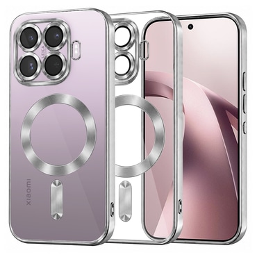 Ovitek Techsuit "Luxury Crystal MagSafe" za Xiaomi 17T - silver