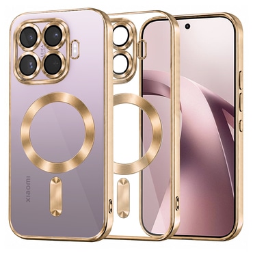 Ovitek Techsuit "Luxury Crystal MagSafe" za Xiaomi 17T - gold