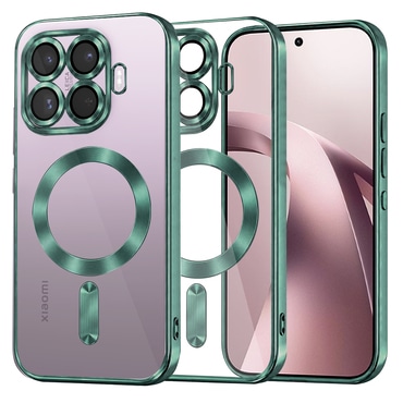 Ovitek Techsuit "Luxury Crystal MagSafe" za Xiaomi 17T - deep green