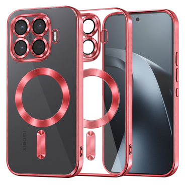 Ovitek Techsuit "Luxury Crystal MagSafe" za Xiaomi 17T Pro - red