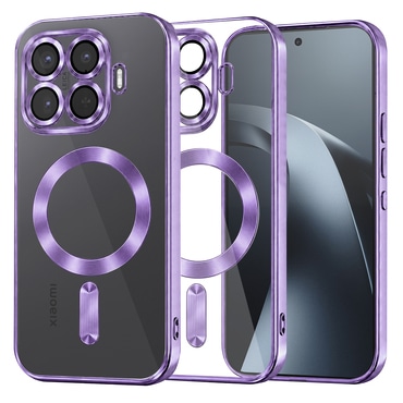 Ovitek Techsuit "Luxury Crystal MagSafe" za Xiaomi 17T Pro - light purple