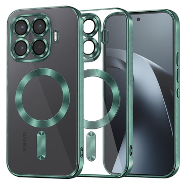 Ovitek Techsuit "Luxury Crystal MagSafe" za Xiaomi 17T Pro - deep green