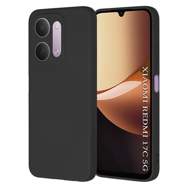 Silikonski ovitek Techsuit SoftFlex za Xiaomi Redmi 17C 5G - black