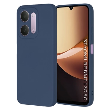 Silikonski ovitek Techsuit SoftFlex za Xiaomi Redmi 17C 5G - navy blue