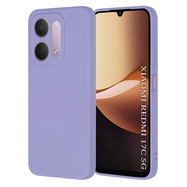 Silikonski ovitek Techsuit SoftFlex za Xiaomi Redmi 17C 5G - light purple