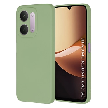 Silikonski ovitek Techsuit SoftFlex za Xiaomi Redmi 17C 5G - mint green