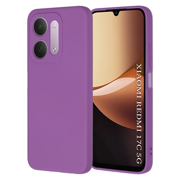 Silikonski ovitek Techsuit SoftFlex za Xiaomi Redmi 17C 5G - purple