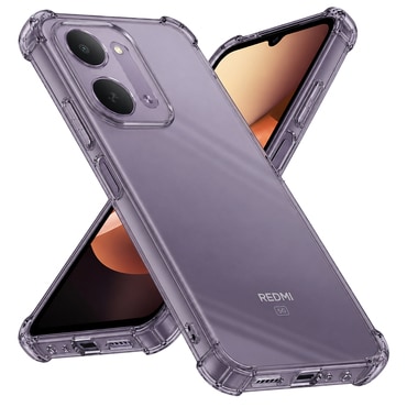 TPU gel ovitek Techsuit "Shockproof" za Xiaomi Redmi 17C 5G - smoke black