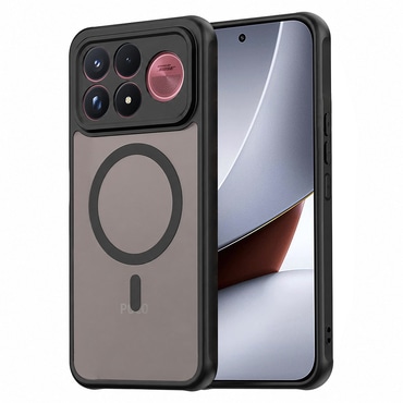Hibridni ovitek "HaloFrost II MagSafe" za Xiaomi Poco F9 Ultra - black