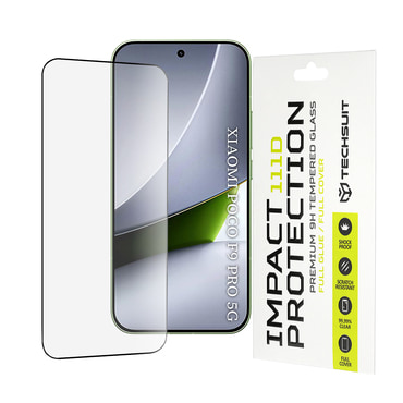 Premium 3D Full Body zaščitno steklo "Techsuit" za Xiaomi Poco F9 Pro - black