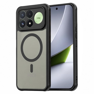 Hibridni ovitek "HaloFrost II MagSafe" za Xiaomi Poco F9 Pro - black