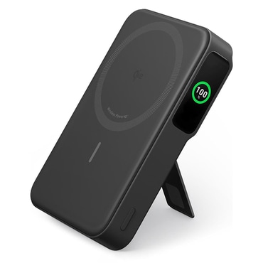 Power bank Anker "MagGo (A1654G11)" 10000mAh z MagSafe, digitalni prikazovalnik in stojalom - black