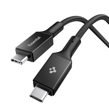 Polnilni in podatkovni 100W USB-C v USB-C kabel Spigen "EB10010CC" - 5Gbps - 1m - black