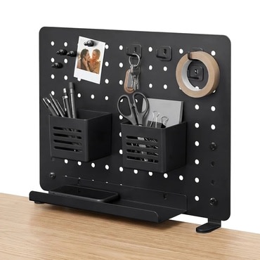 Namizna pegboard plošča Spigen "LD405 (AHP11400)" z vpenjalnim sistemom in zamenljivimi držali - black
