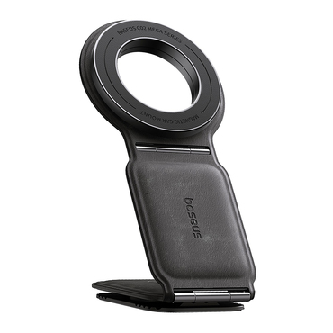 Avtomobilsko držalo Magnetno Baseus "PrimeTrip Series C02" PU usnje, 360° - cluster black