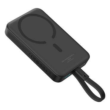 Power bank Baseus "Magnetic Mini" 10000mAh z MagSafe, 30W hitro polnjenje, LED indikatorji - black