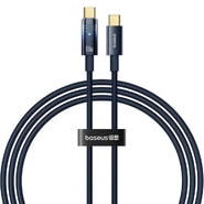 Polnilni in podatkovni 100W USB-C v USB-C kabel Baseus "Explorer" - 480Mbps - 1m - deepsea blue