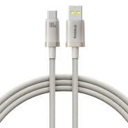 Polnilni in podatkovni 100W USB-A v USB-C kabel Baseus "Titanium" - 480Mbps - 2m - silver
