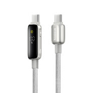 Polnilni in podatkovni 100W USB-C v USB-C kabel Baseus "Vipow" - 480Mbps - 1m - galaxy natural titanium