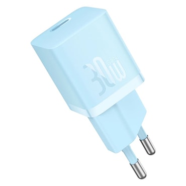 Stenski 30W polnilec Baseus "CCGN070603" GaN - blue