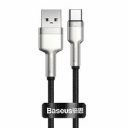 Polnilni in podatkovni 66W USB-A v USB-C kabel Baseus "Cafule Series Metal" - 480Mbps - 1m - black
