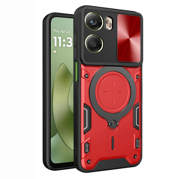 Ovitek Techsuit "CamGuard pro" za Motorola Moto G06 - rdeč