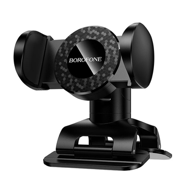 Avtomobilsko držalo Borofone "BH142" za armaturno ploščo, 360° rotacija, nastavljiva sponka - black