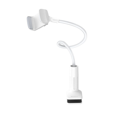 Držalo Borofone "Desk Holder Bright Shell (BH23)" z gibljivo roko in 360° rotacijo - white