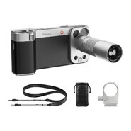 Dodatki za fotografijo PGYTECH "RetroVa" za iPhone 17 Pro Max z držalom, microSD shranjevanjem in telefoto objektivom 2.35×
