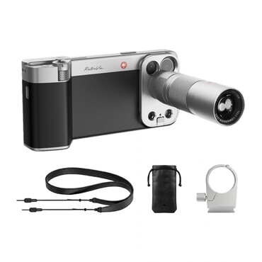Dodatki za fotografijo PGYTECH "RetroVa" za iPhone 17 Pro Max z držalom, microSD shranjevanjem in telefoto objektivom 2.35×
