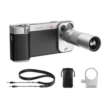 Profesionalni fotografski komplet za iPhone 16 Pro Max PGYTECH RetroVa z gripom, ovitkom in 2,35x telefoto lečo - black