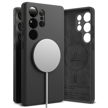 Ovitek Ringke "Silicone Magnetic" za Samsung Galaxy S25 Ultra - black