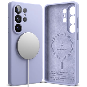 Ovitek Ringke "Silicone Magnetic" za Samsung Galaxy S26 Ultra - lavender