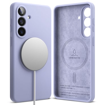 Ovitek Ringke "Silicone Magnetic" za Samsung Galaxy S26 Plus - lavender