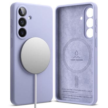 Ovitek Ringke "Silicone Magnetic" za Samsung Galaxy S26 - lavender