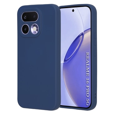 Silikonski ovitek Techsuit SoftFlex za Realme 16 Pro 5G - navy blue