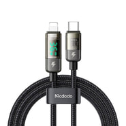 Polnilni in podatkovni 36W USB-C v Lightning kabel Mcdodo "CA-3600" - digitalni prikazovalnik - samodejni izklop - 1.2m - black