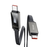 Polnilni in podatkovni 100W USB-C v USB-C kabel Mcdodo "Rythm Series CA-4470" - LED prikazovalnik - 1.2m - black