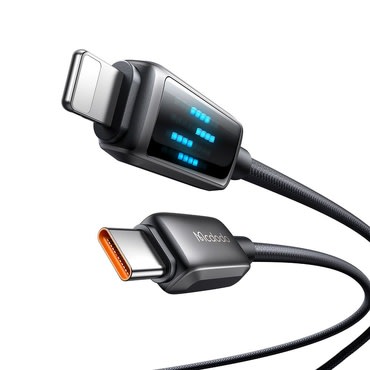 Polnilni in podatkovni 36W USB-C v Lightning kabel Mcdodo "CA-2630" - LED prikazovalnik - 480Mbps - 1.2m - black