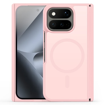 Hibridni ovitek "Yind" z magnetom MagSafe za Google Pixel 11 Pro Fold - light pink