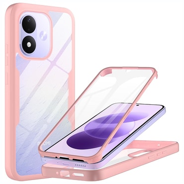 Hibridni Full body ovitek Techsuit "ColorVerse 360" za Xiaomi Redmi Note 17 4G / 5G - pink