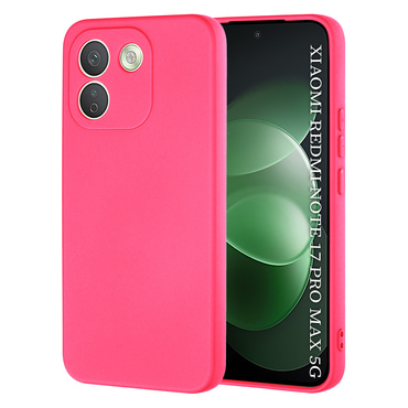 Silikonski ovitek Techsuit SoftFlex za Xiaomi Redmi Note 17 Pro Max 5G - hot pink