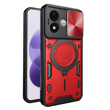 Ovitek Techsuit "CamGuard pro" za Xiaomi Redmi Note 17 4G / 5G - red