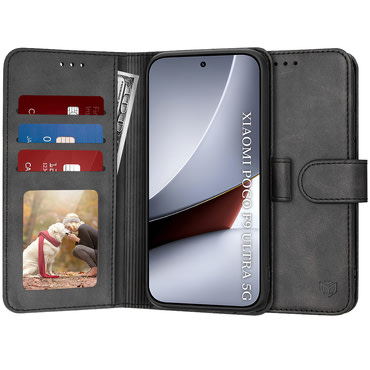 Etui Techsuit "Diary Book" za Xiaomi Poco F9 Ultra - črn