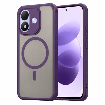 Hibridni ovitek "HaloFrost II MagSafe" za Xiaomi Redmi Note 17 4G / 5G - purple