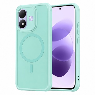 Hibridni ovitek "HaloFrost II MagSafe" za Xiaomi Redmi Note 17 4G / 5G - mint green