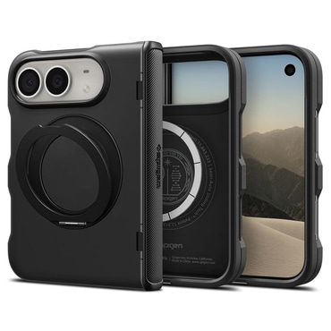 Ovitek Spigen "Slim Armor Pro S MagSafe" za iPhone Duo - black